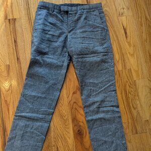 Banana republic linen pants - slim fit - navy chambray